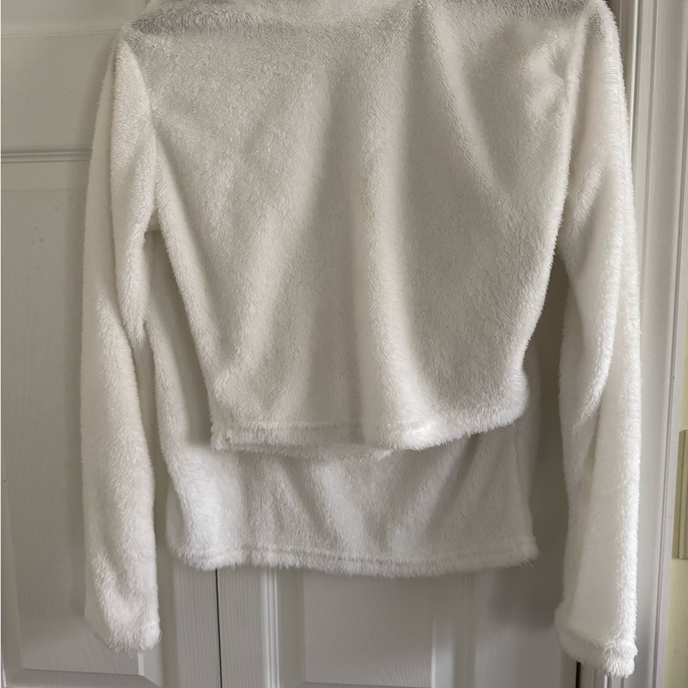 Cozy White Fleece Jacket